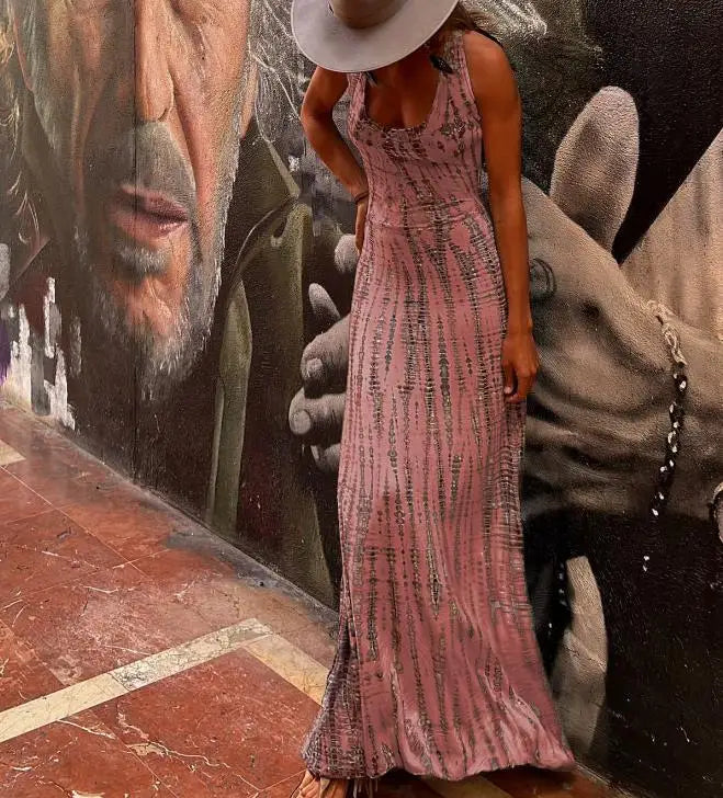 Product Image for Ivyshape | Sexy, Sleeveless Bohemian Fashion with Open Back, Light pink / M