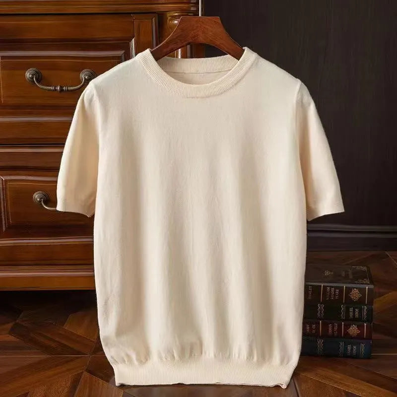 Product Image for Ivyshape | Cashmere Short Sleeve T-Shirt, Camel / L