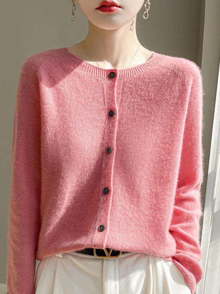 Product Image for Ivyshape | Women's Comfortable Pullover Cardigans, Rosa / M