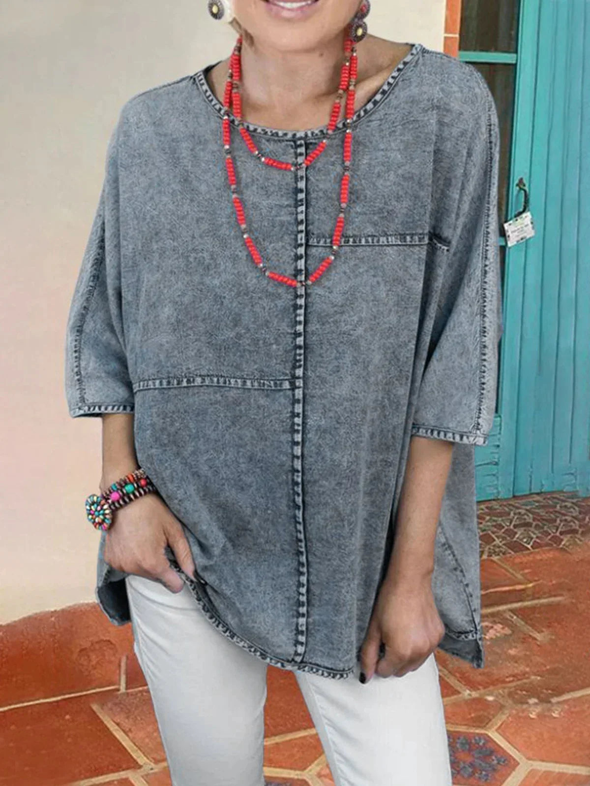 Product Image for Ivyshape | Denim Shirts, 3XL