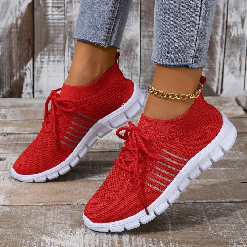 Product Image for Ivyshape | Soft Sole Sneakers, Red / 38