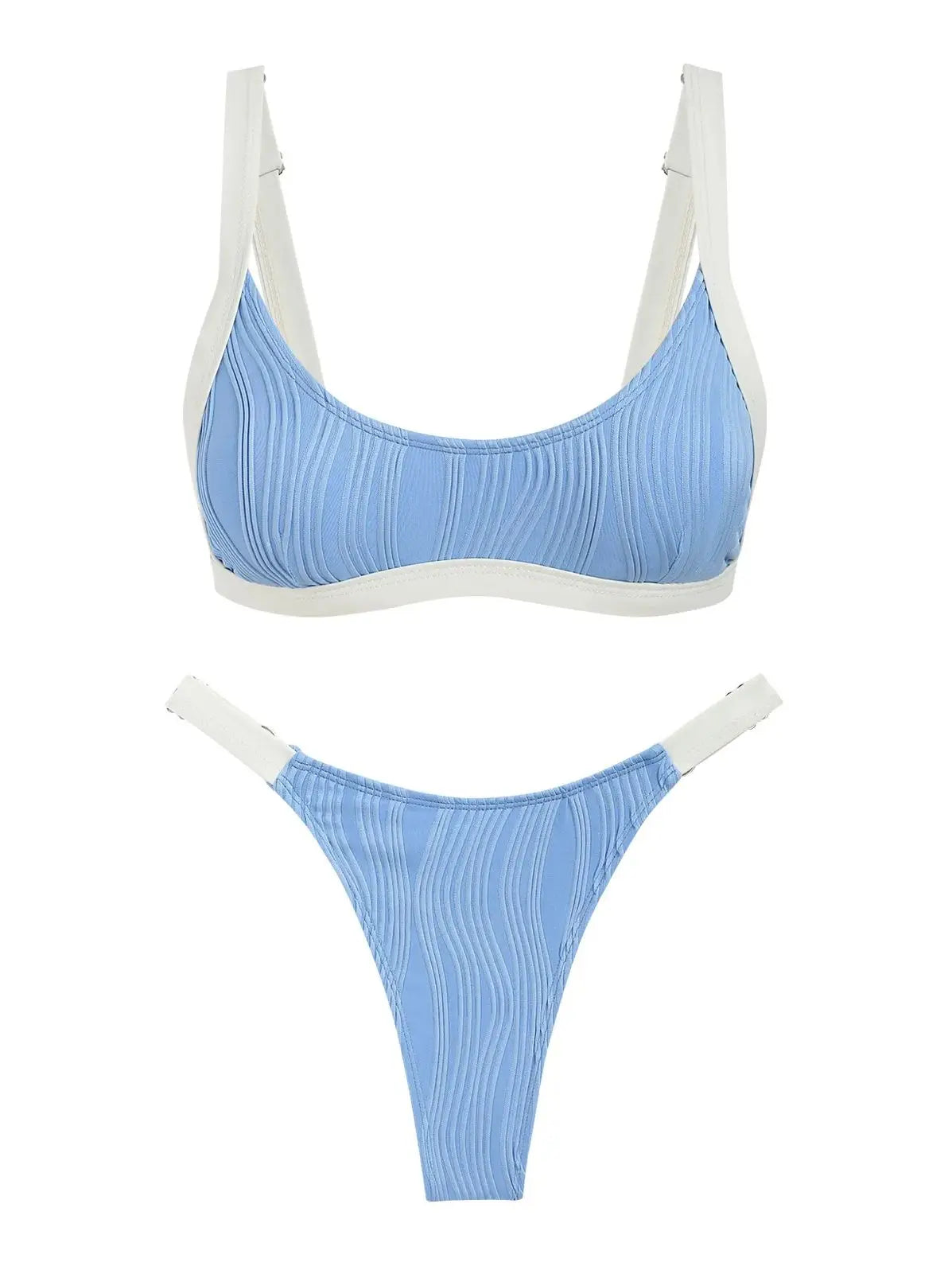 Product Image for Ivyshape | Tanga Set Welle Structured Summer, Sky blue / L