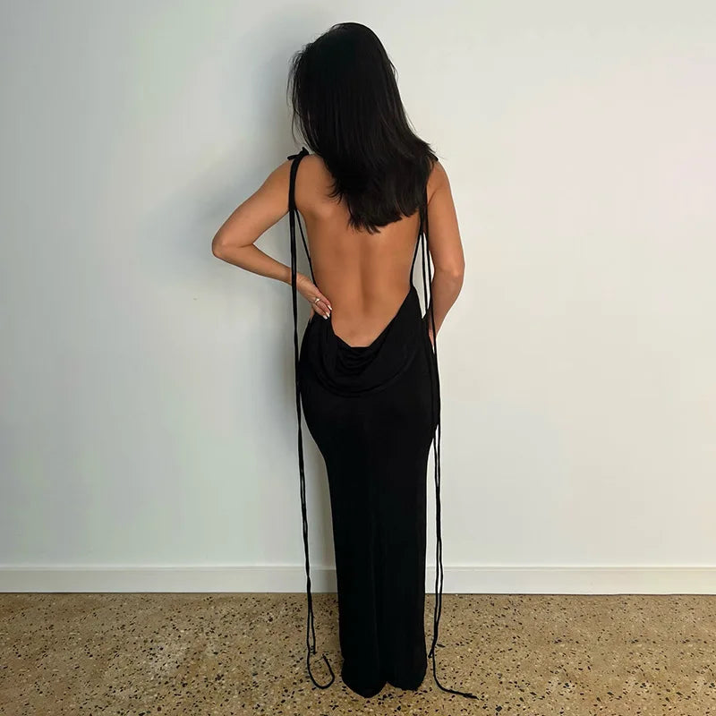 Product Image for Ivyshape | Sexy Backless Summer Dress, Olive green / S