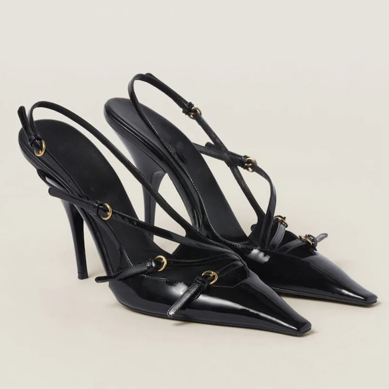 Product Image for Ivyshape | Sexy Wine Black Red High Heels, 37 / Black