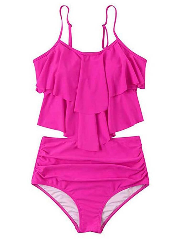 Product Image for Ivyshape | Hetty High Waist Bikini A Unique And Comfortable Bikini., Rosa / XXL