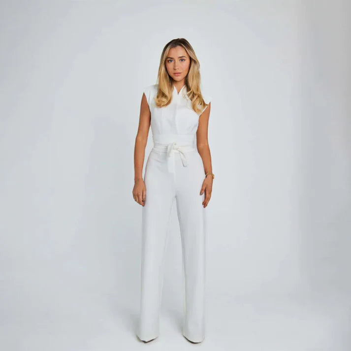 Product Image for Ivyshape | Jumpsuit for Women Elegant Versatile Design Business Look, White / S