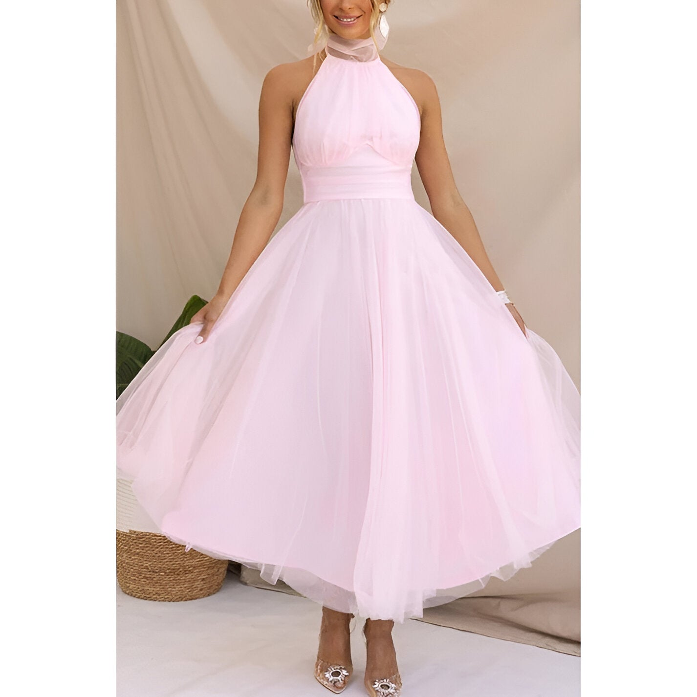 Product Image for Ivyshape | Long Maxi Dress, Rosa / M