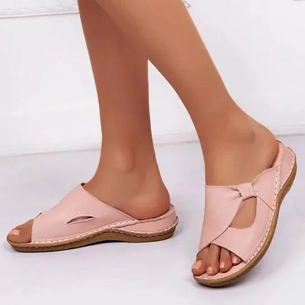 Product Image for Ivyshape | Slip On Sandals, Pink / 38