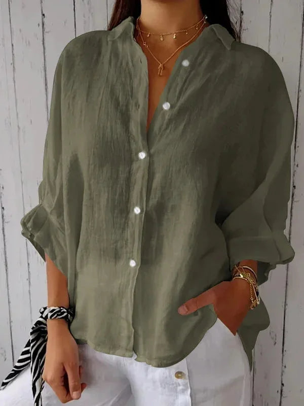 Linen Aura Women's Linen Blouse