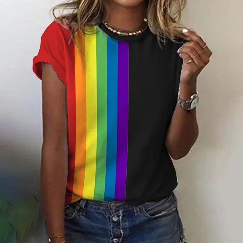 Product Image for Ivyshape | Pride Rainbow Shirt, Black / M