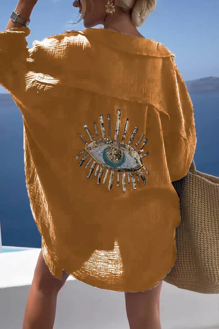 Product Image for Ivyshape | White Beach Dress Eye, Yellow / 2XL