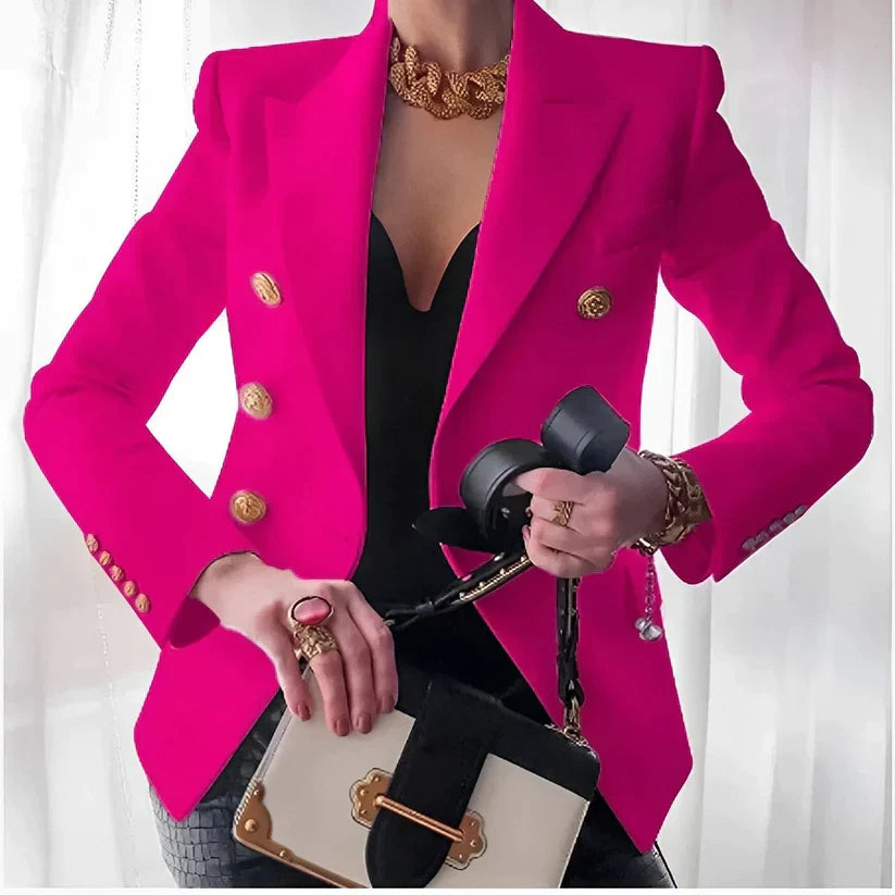 Product Image for Ivyshape | Money Women's Blazer, Pink / XL