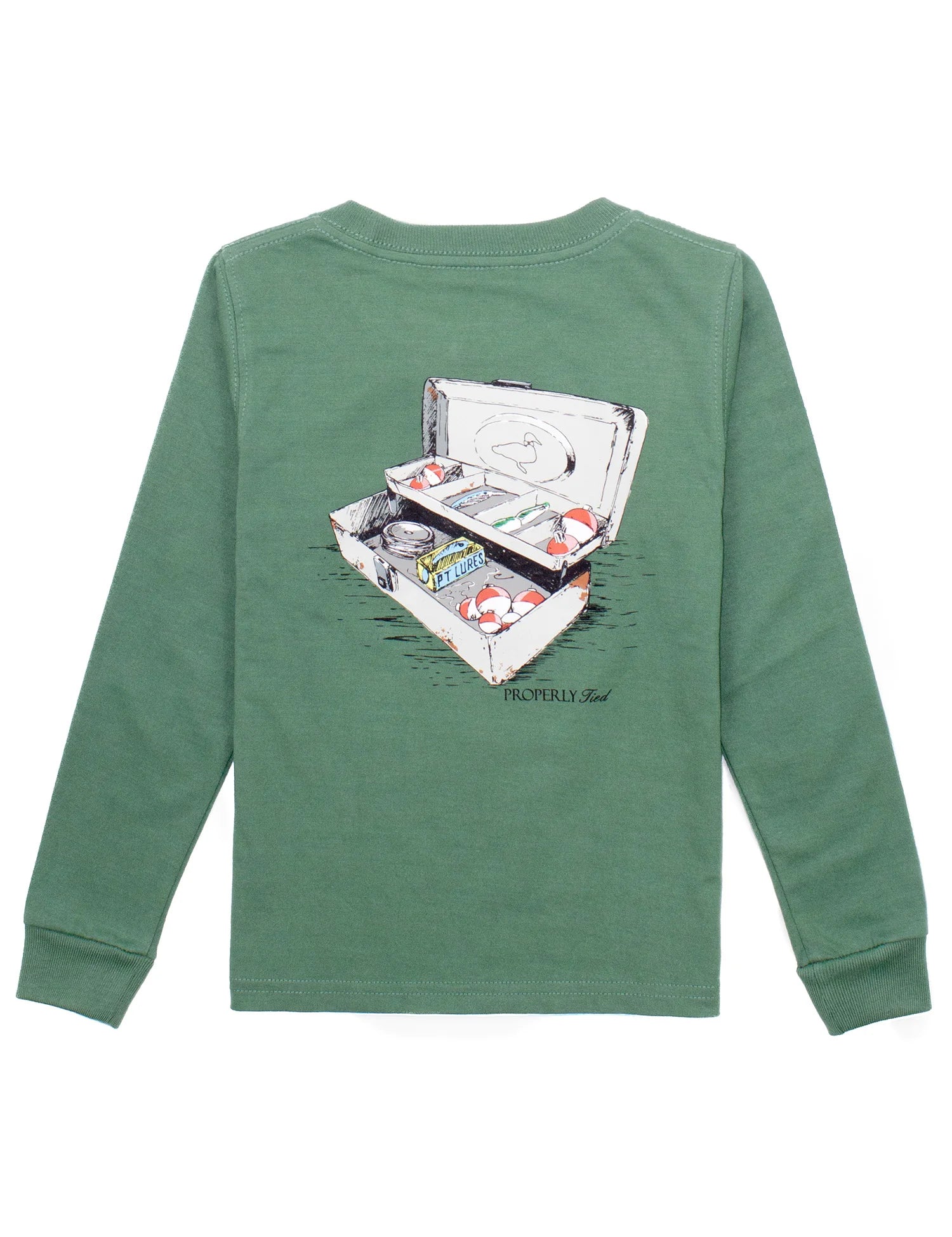 Tackle Box LS Shirt- Fern Green