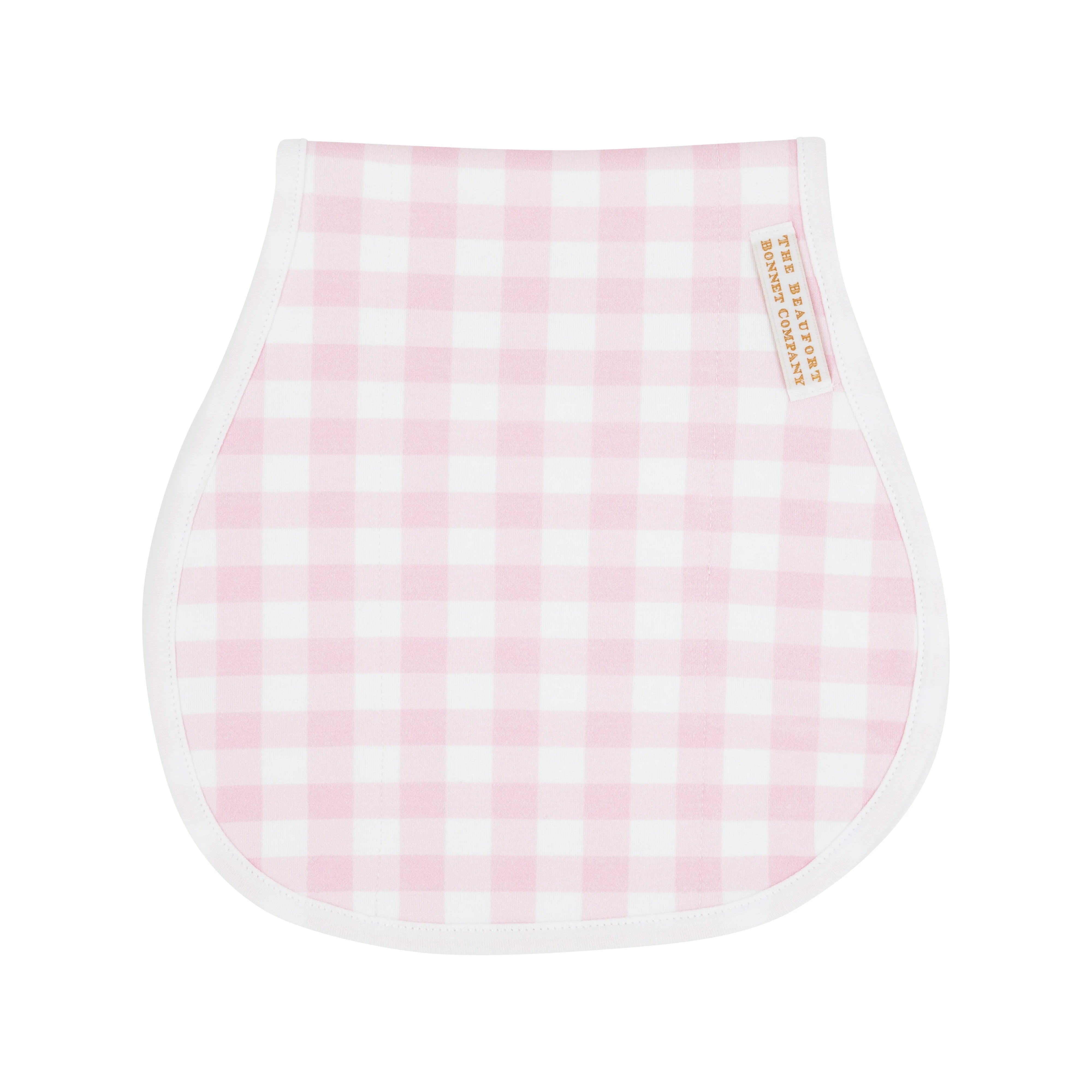 Oopsie Daisy Burp Cloth- Palm Beach Pink Gingham