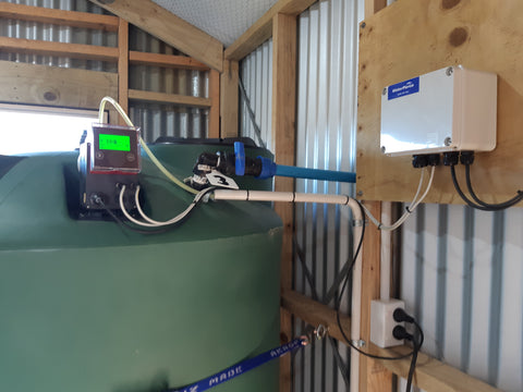 Water Force and DX50 worked with Farm Road Water Supply to design and install their new automatic dosing system