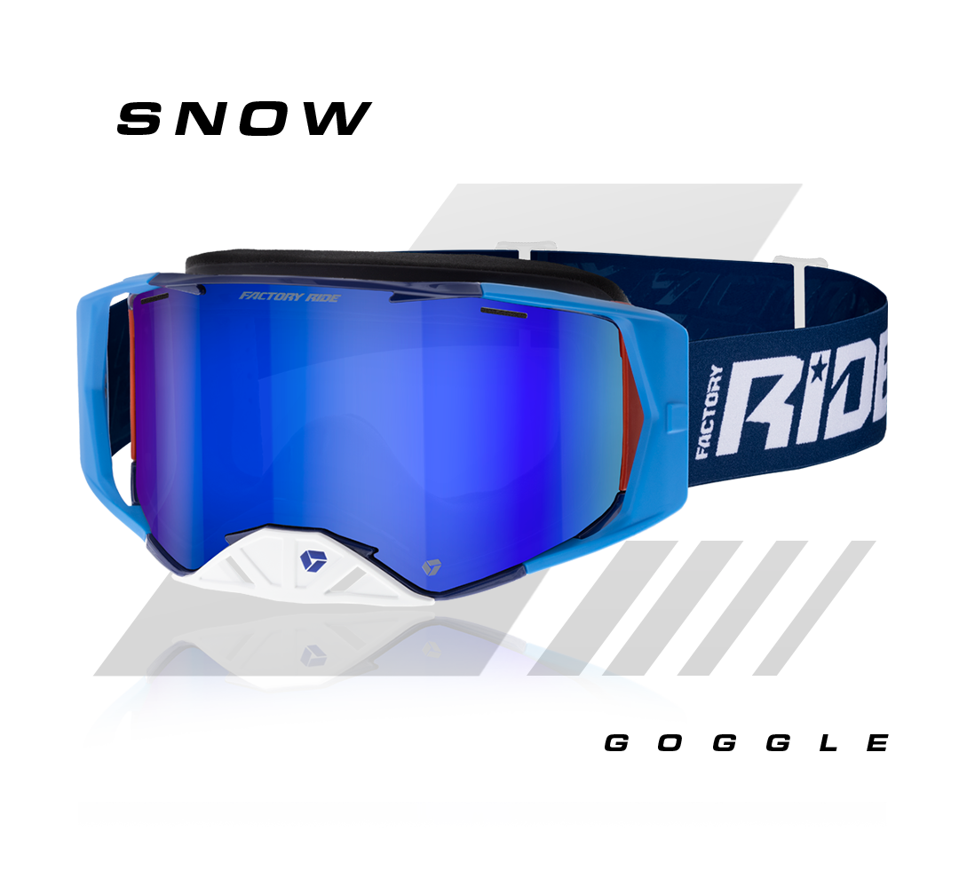 Image of Factory Ride Snow Goggle in icebox colorway 