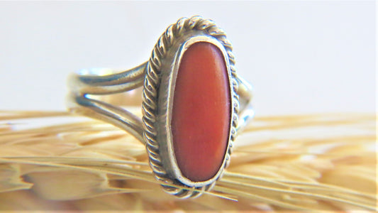 Vintage Navajo Handmade Sterling Silver Graduated Red Branch Coral Nec –  ReFindJewels