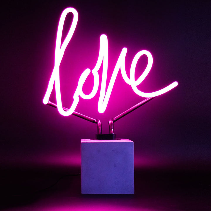 Neon Love Table Lamp Red Candy