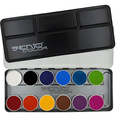 Senjo Color Schminkpalette für Facepainting und Bodypainting