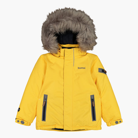 Kids´ winter jacket Mark, Yellow – Kuoma