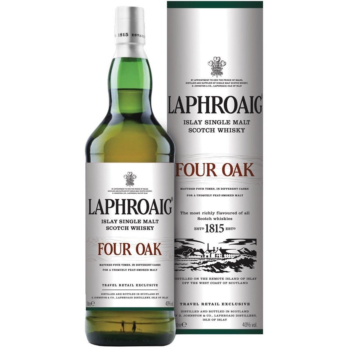 Laphroaig FOUR OAK 40% Vol. 1l in Giftbox