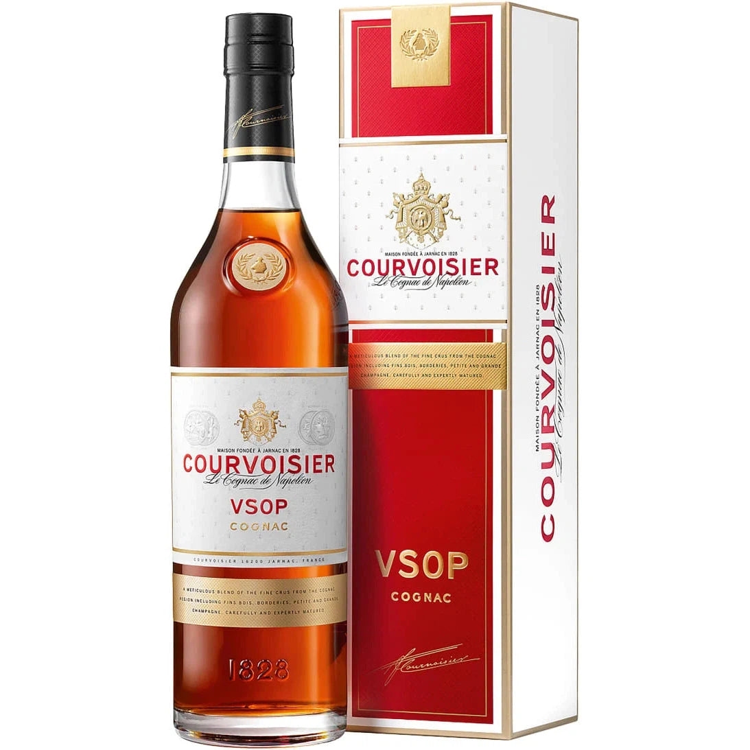 De Luze Cognac Cognac VSOP Fine in 1l Vol. 40% Giftbox Champagne