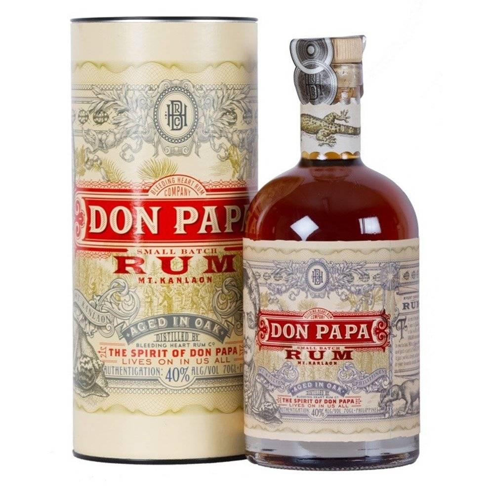 Don Papa Rum Baroko 40,00% 0,70 lt. : : Grocery