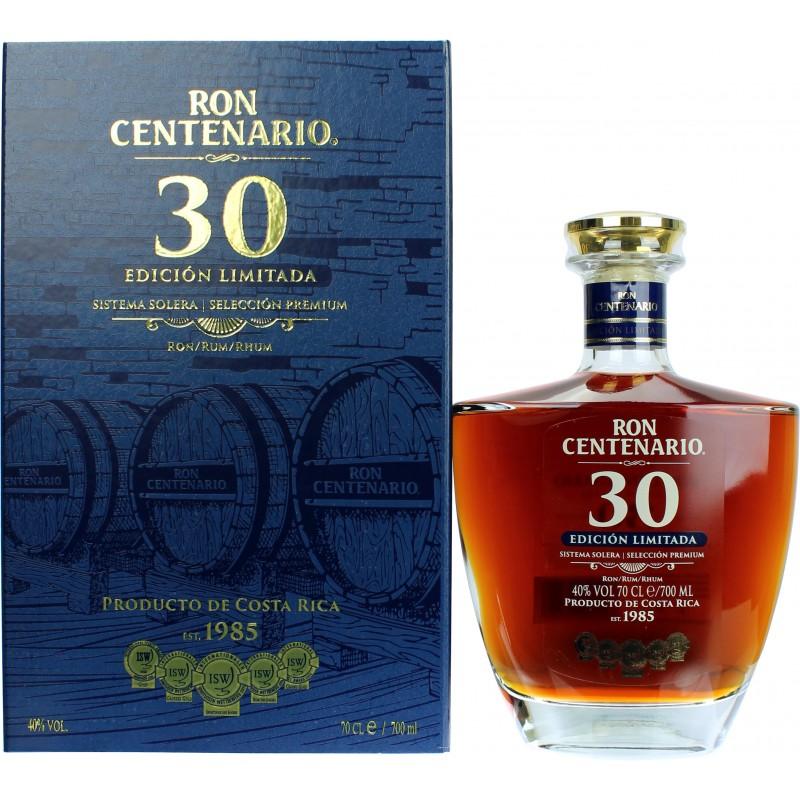 40% Select - 0,7 Ron Vol. Rum Reserve Edition Centenario Old Cask REAL