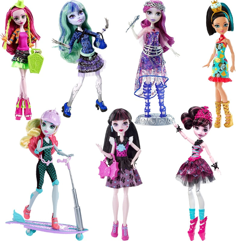 Original Rare Monster High Doll Toy Girl Monster High Clothes Doll - jperozzi