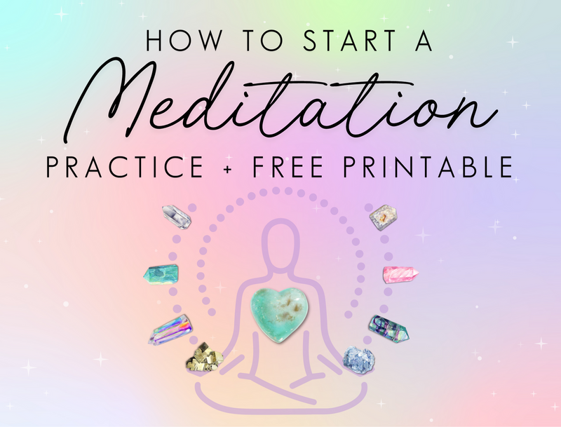 How to Start a Meditation Practice + Free Printable - Rocks with Sass