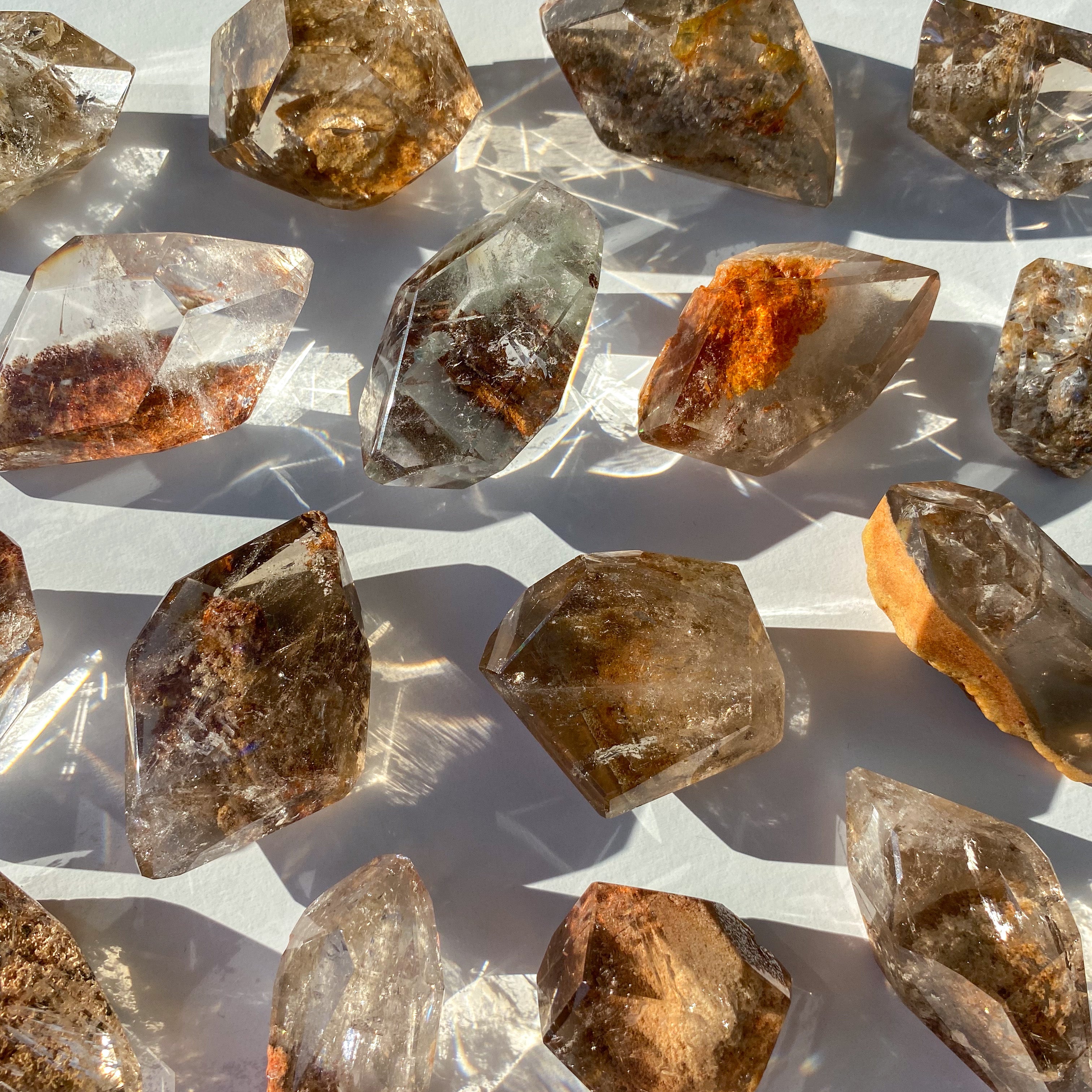 Garden Quartz Freeforms & Lenses