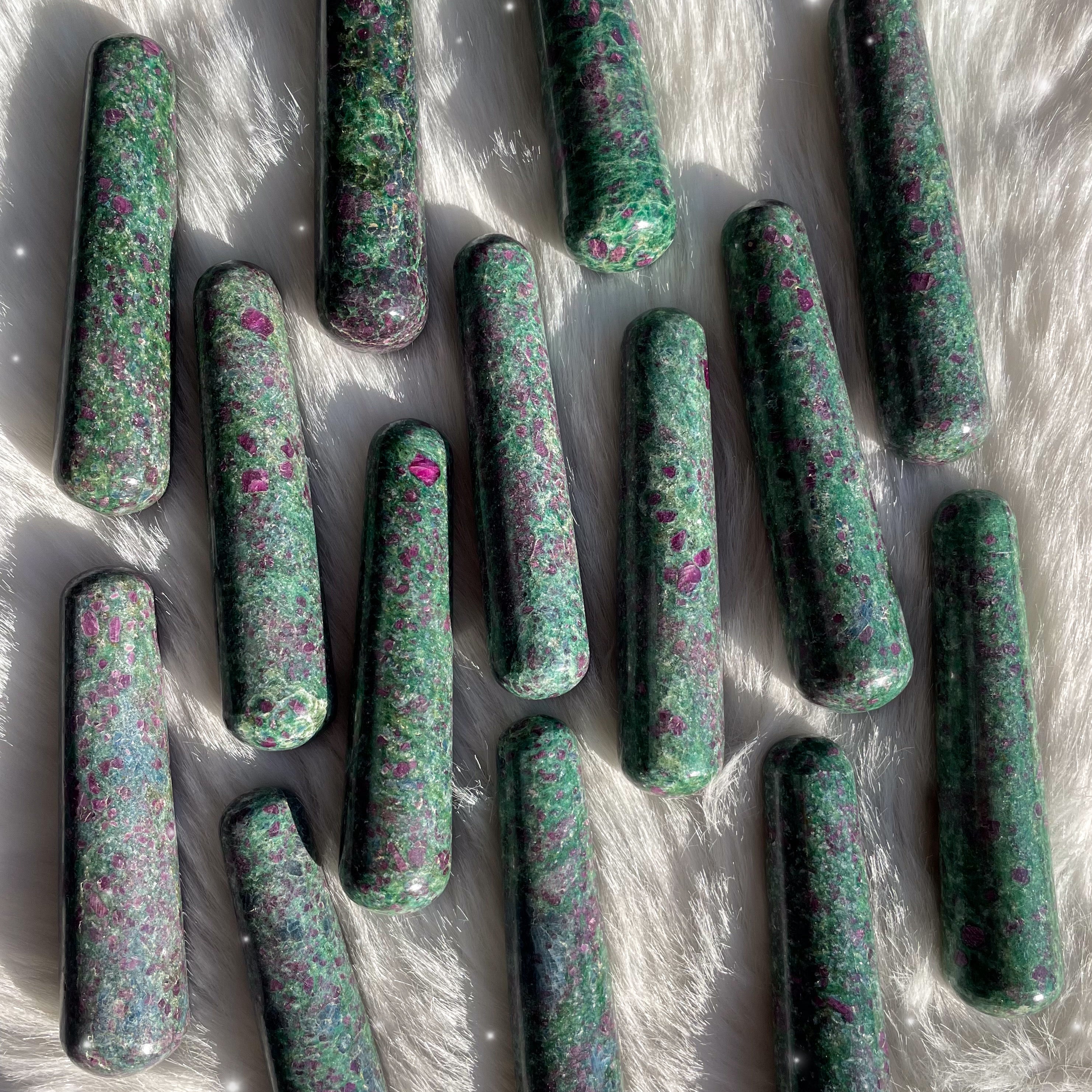 Ruby Fuchsite Wands