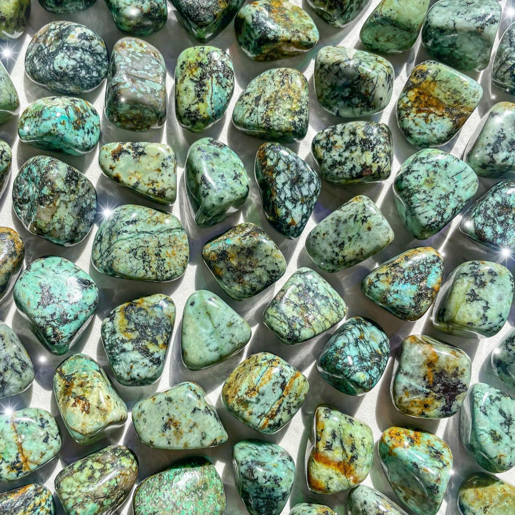 50g Tumbled Black Onyx Gemstone Crystals 5-15 Stones Small Gem Rock  Specimens