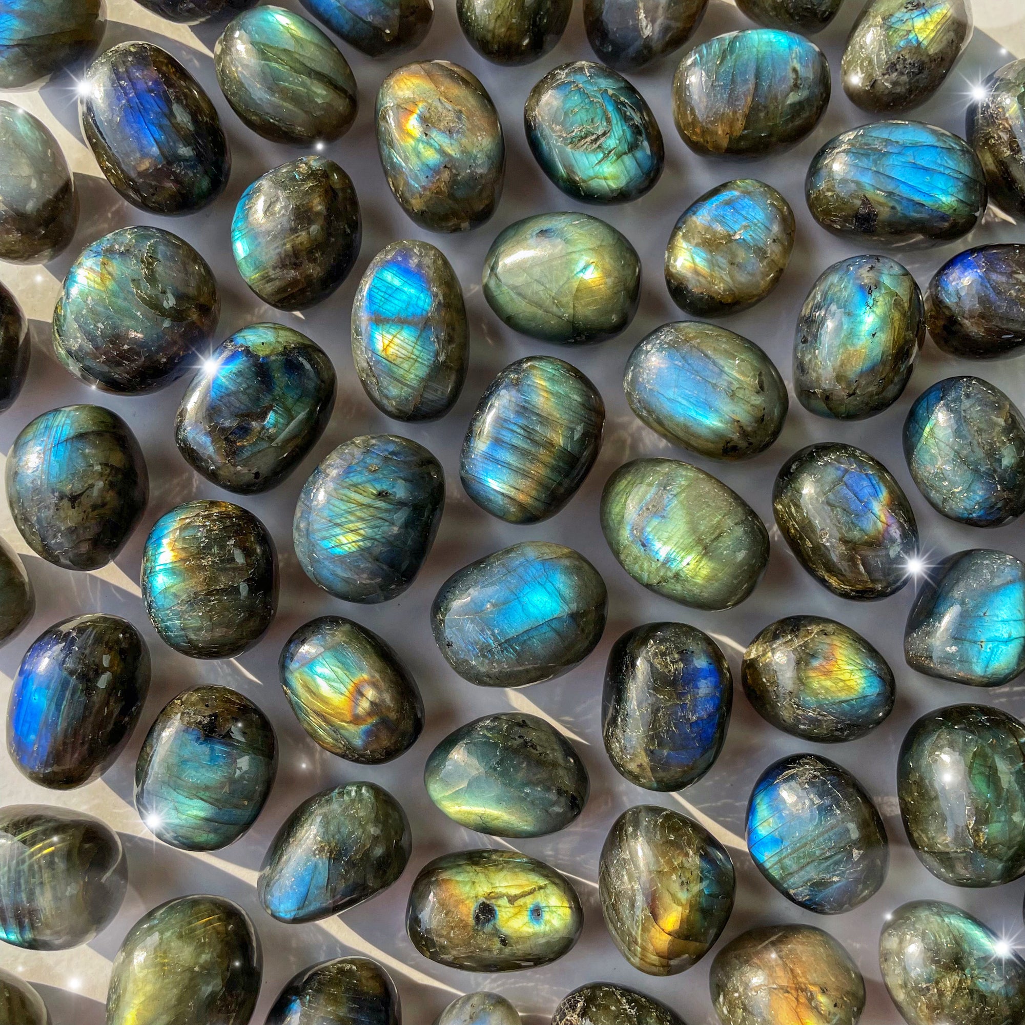 Labradorite Crystal Candles - Rocks with Sass