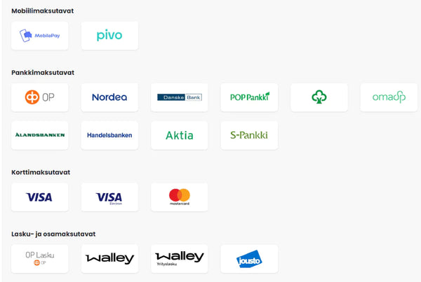 PAYTRAIL MAKSUTAVAT KOIRATARVIKE HAUKKULA