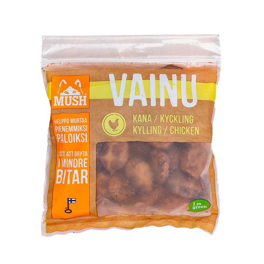 Mush Vainu Kana-koulutusnami 150g – Koiratarvike Haukkula