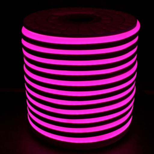 I LumoS 8x16mm PINK Flexible IP65 Dimmable Double Sided LED Neon Strip