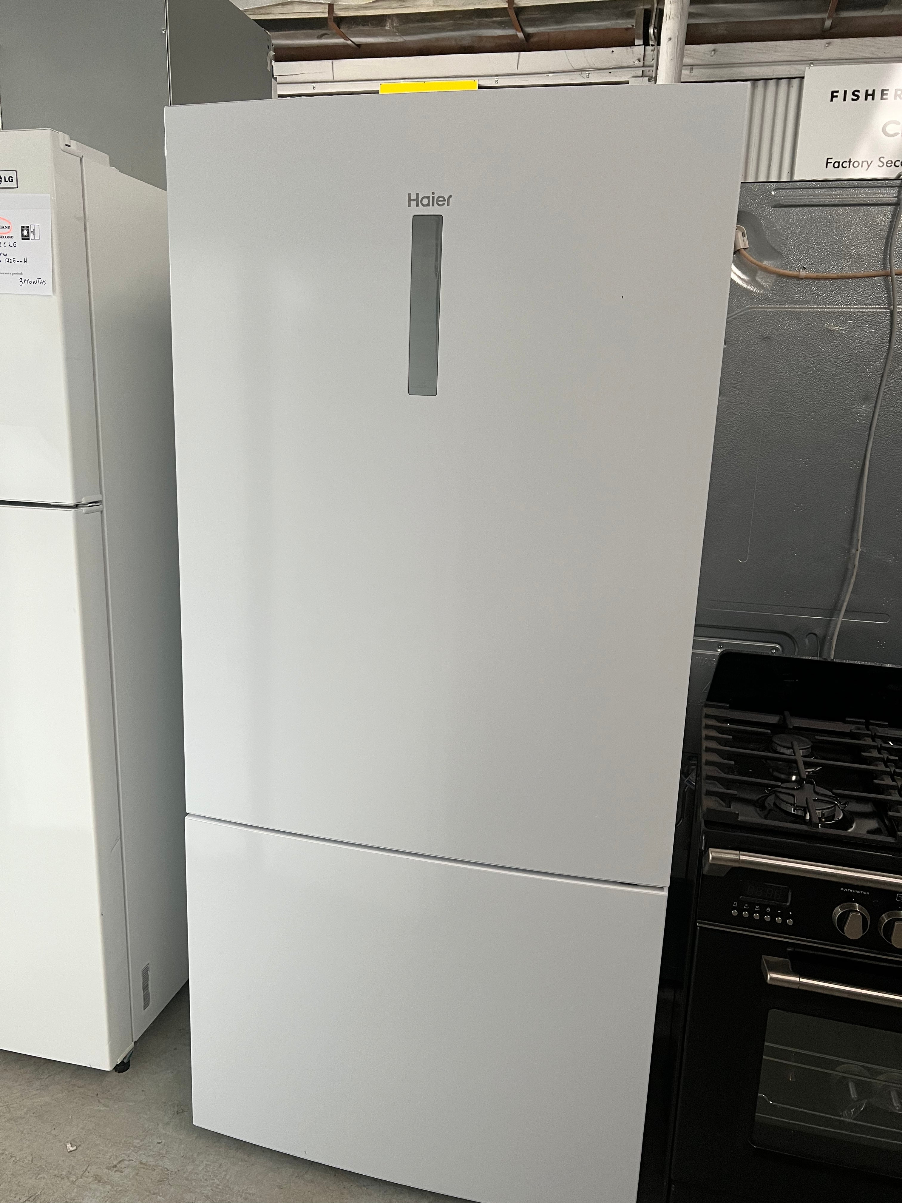 Factory second haier 498l Bottom Mount Fridge HRF520BW Second Hand