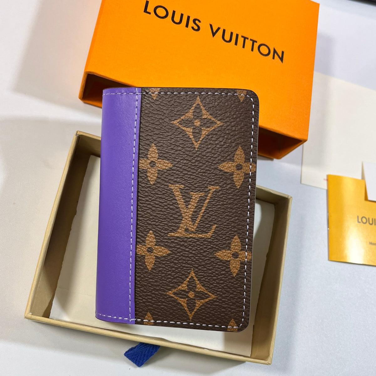 Louis Vuitton LV Monogram Macassar Canvas Wallet Bag