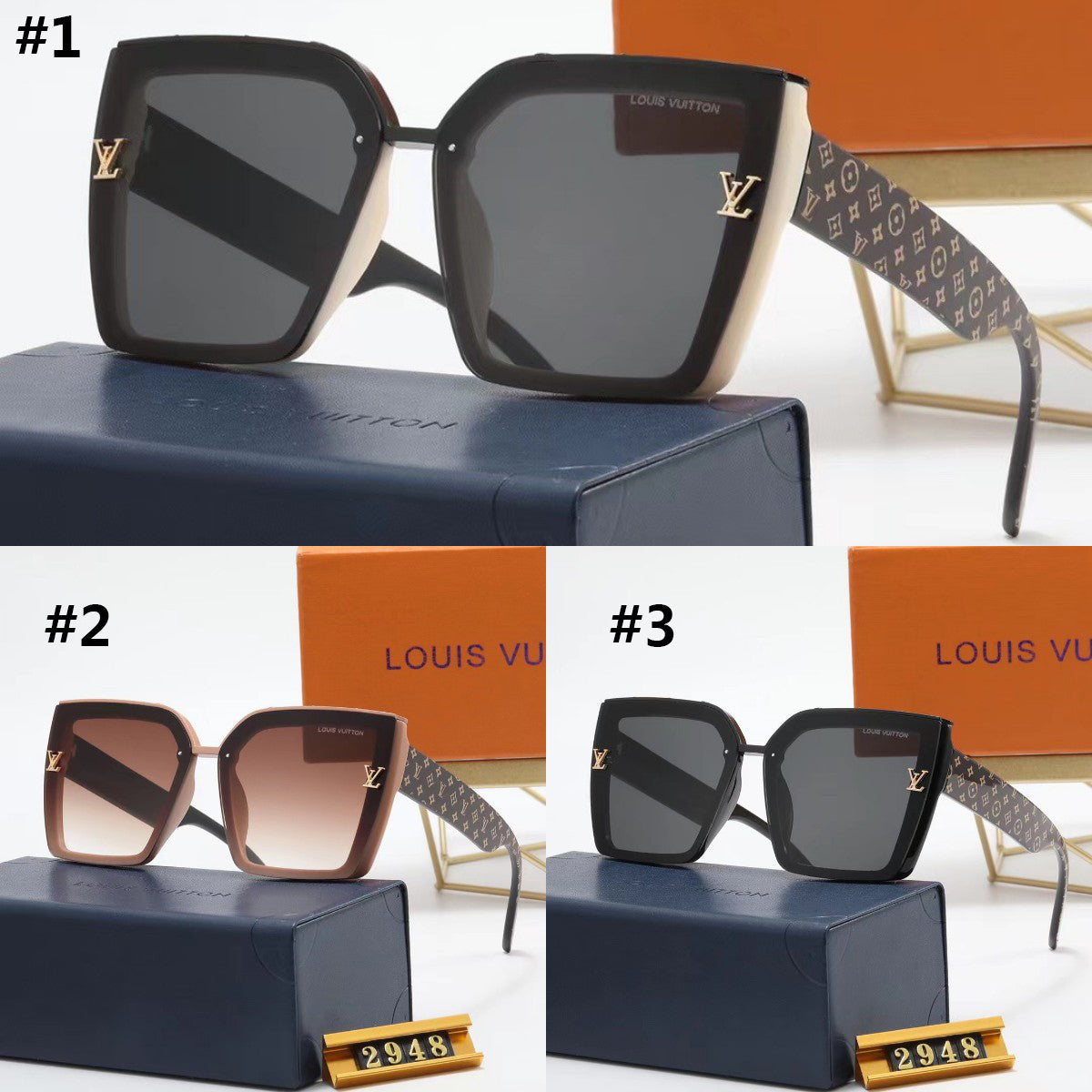 Louis Vuitton LV Square Polarized Sunglasses