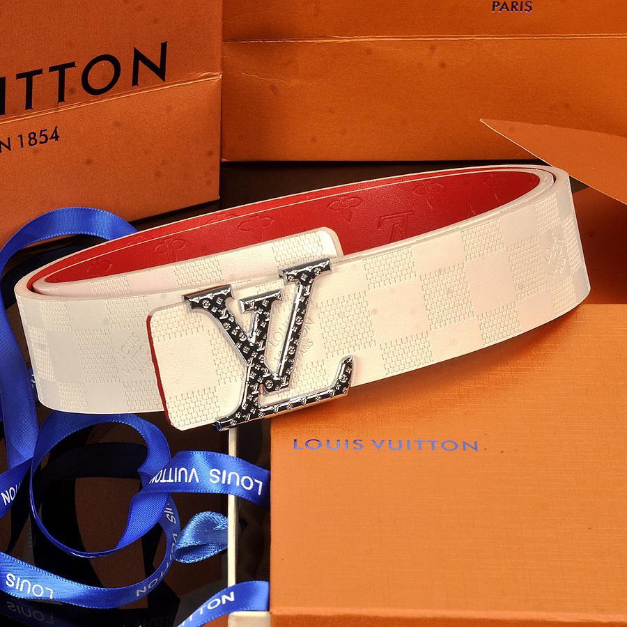 Louis Vuitton LV hot sale fashion men's and women's letter plaid embossed double-sided round