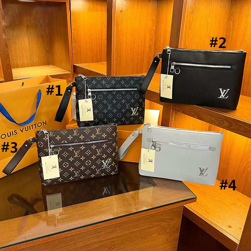 Louis Vuitton LV Monogram Zip Toiletry Bag Clutch Bag