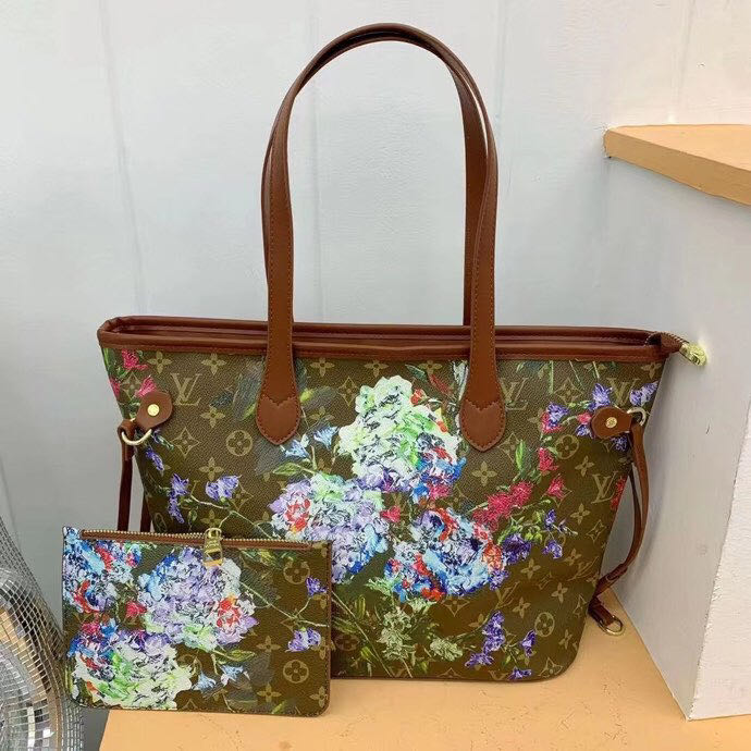 Louis Vuitton LV Monogram Shopping Bag Handbag Shoulder Bag Wall