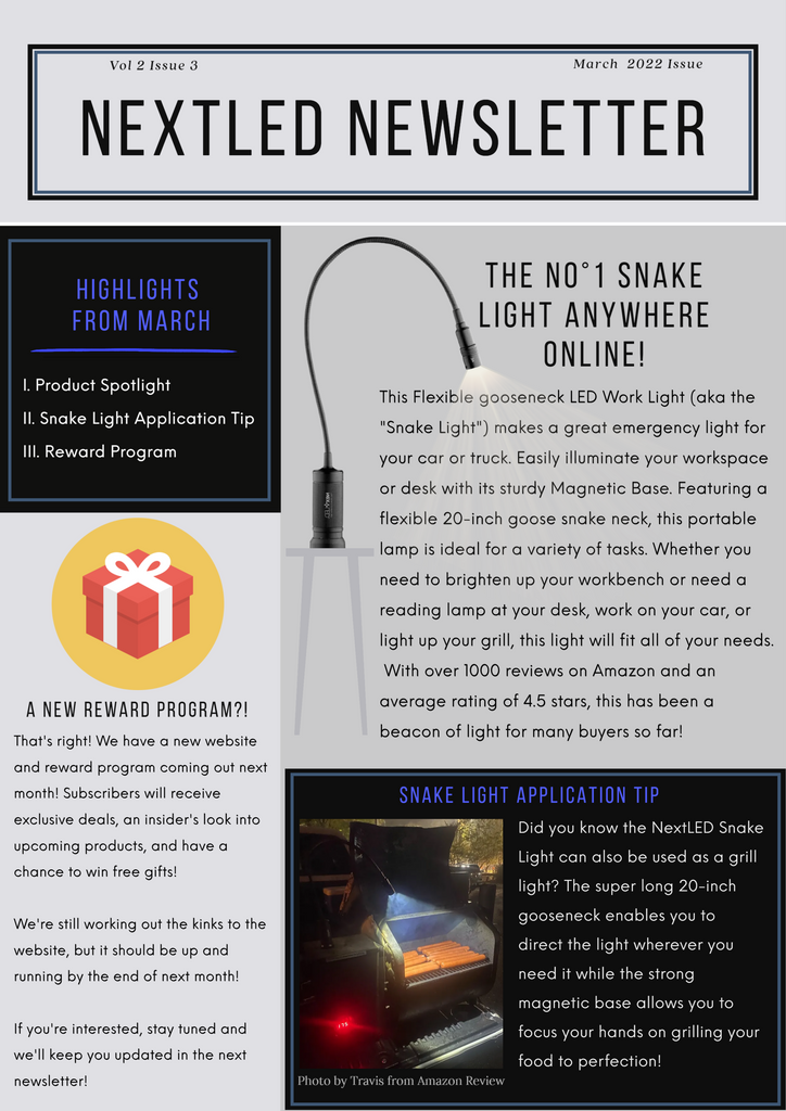 NextLED March 2022 Newsletter 