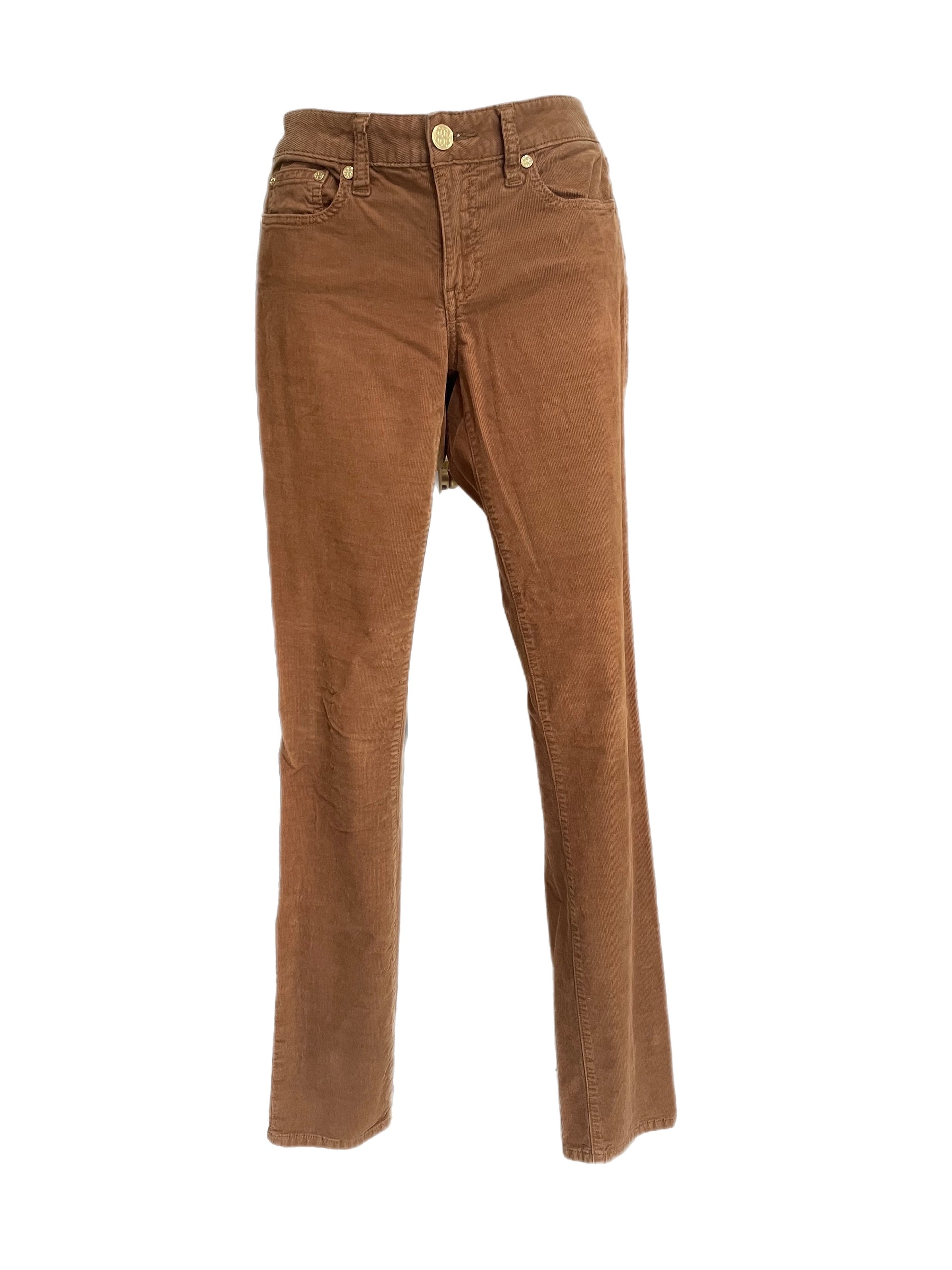 Tory Burch Classic Corduroy Brown Super Skinny Pant | The Skin Spot – The  Model Surgeon