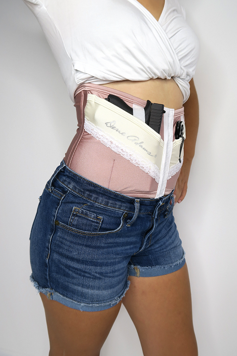 Concealed Carry Corsets - Petite Natural Corset Holster