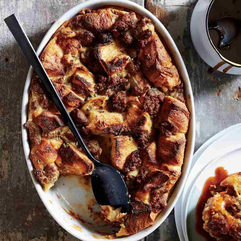 Sausage & Maple Bread Pudding