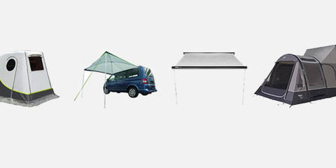 Campervan and motorhome awnings