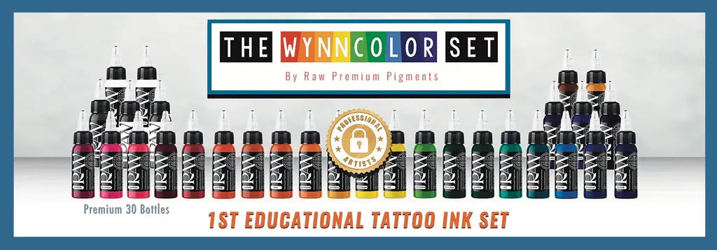 The WynnColor Tattoo Ink Set by Raw Premium Pigments