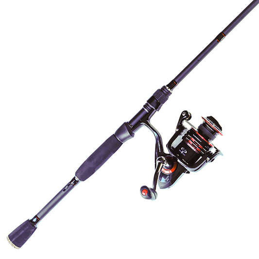 Ardent Combo Spinning Reel 2000 Dura Rod, 6-Feet 6-Inch/Medium